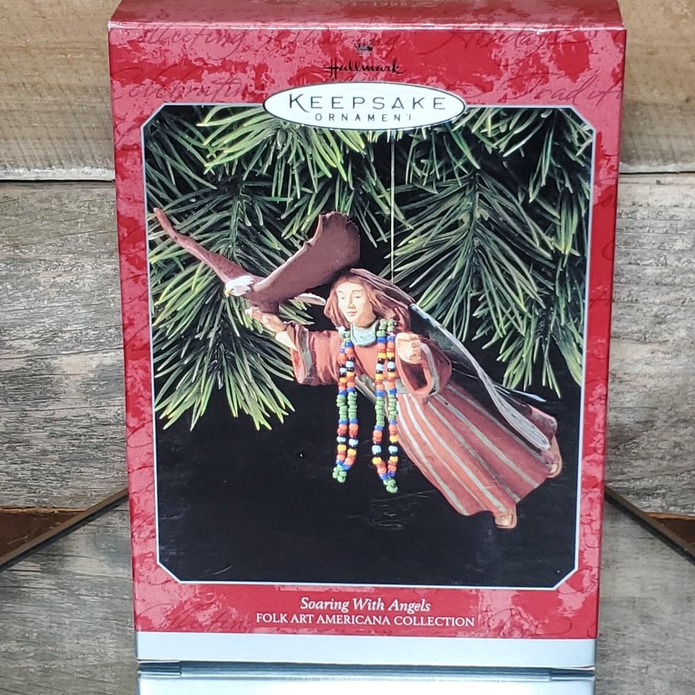 1998 Soaring With Angels - Handcrafted Hallmark Keepsake Ornament